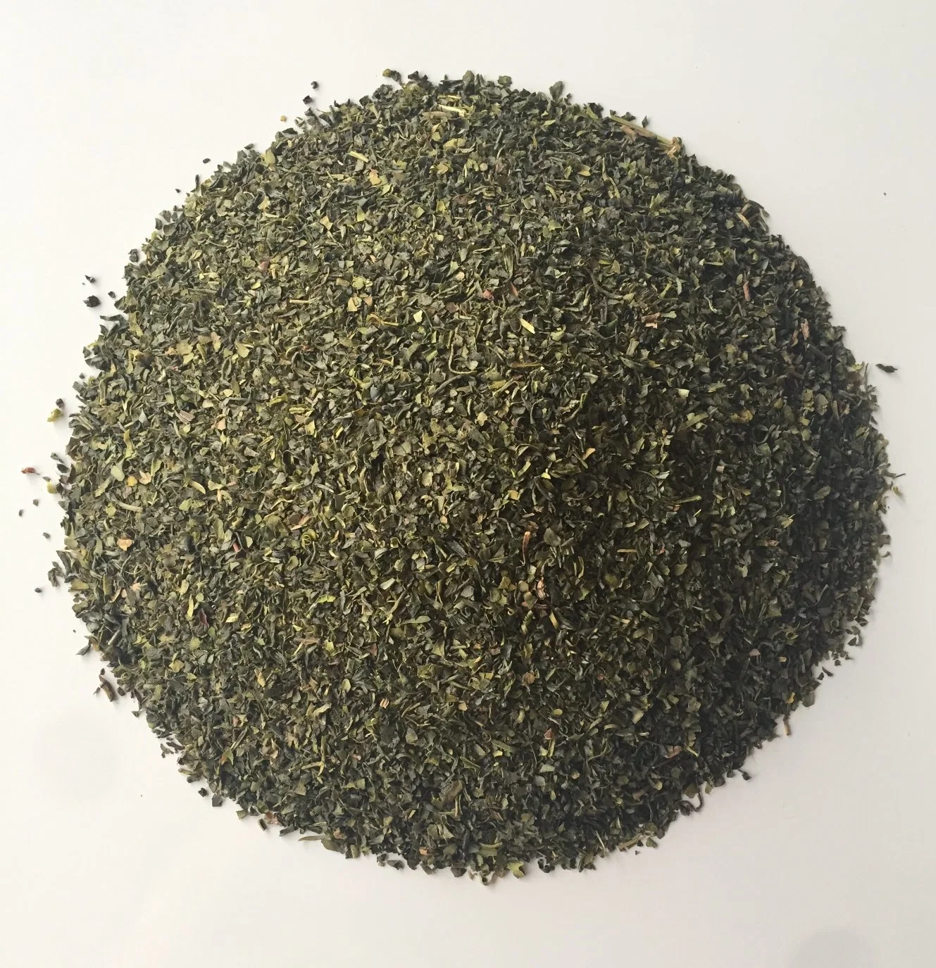 Green Tea Fannings Dust Rain Forest Organic 1.1-1.4mm for Tea Bags