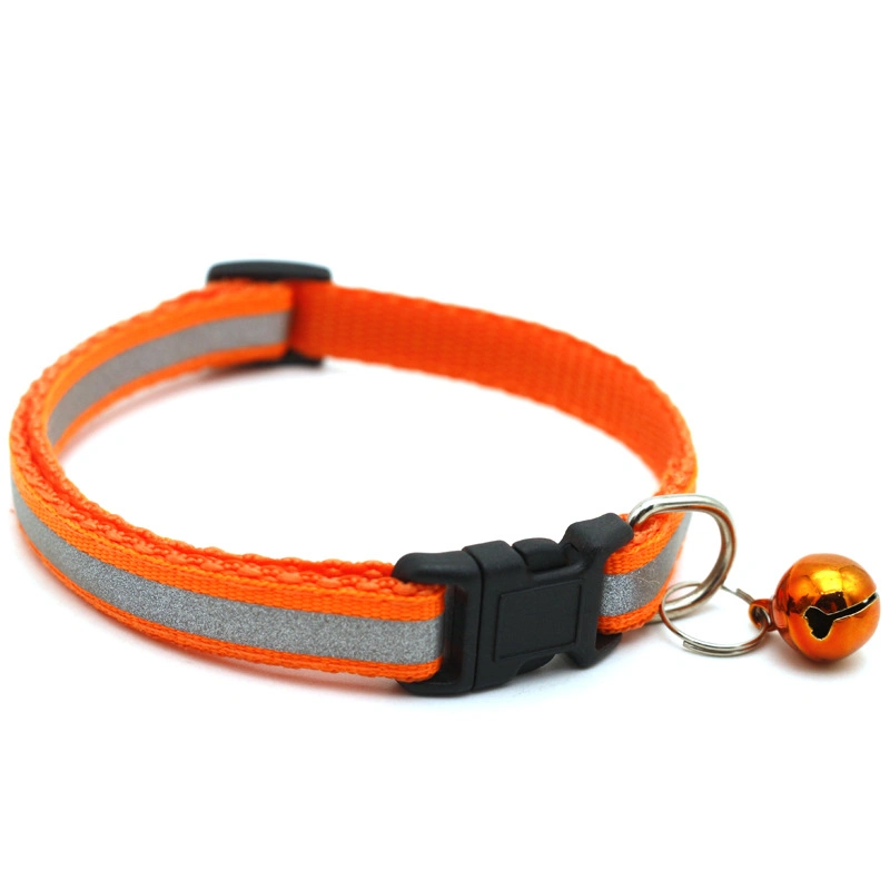 Pet Collar Reflective Strip Pet Bell Collar Suitable for Small Cats and Dogs Pet Supplies