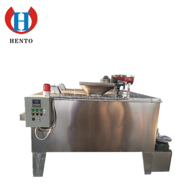 Fine polishing mechanical equipment bean coated vibration roaster machine / hot selling peanut production line for making Japanese beans