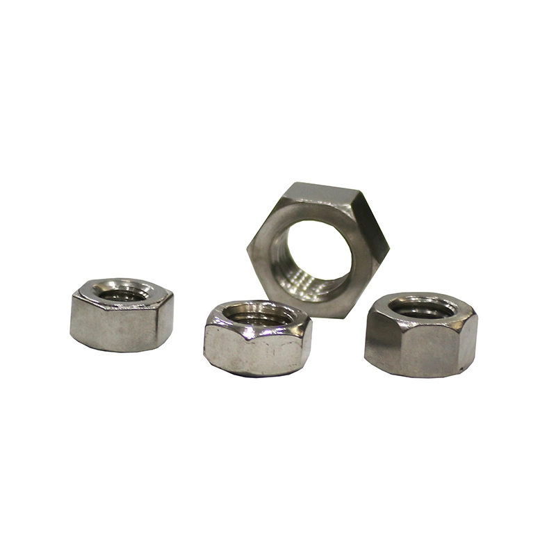 DIN934 DIN 934 Hexagon Head Carbon Steel Stainless Steel SS304 316 Hex Nuts