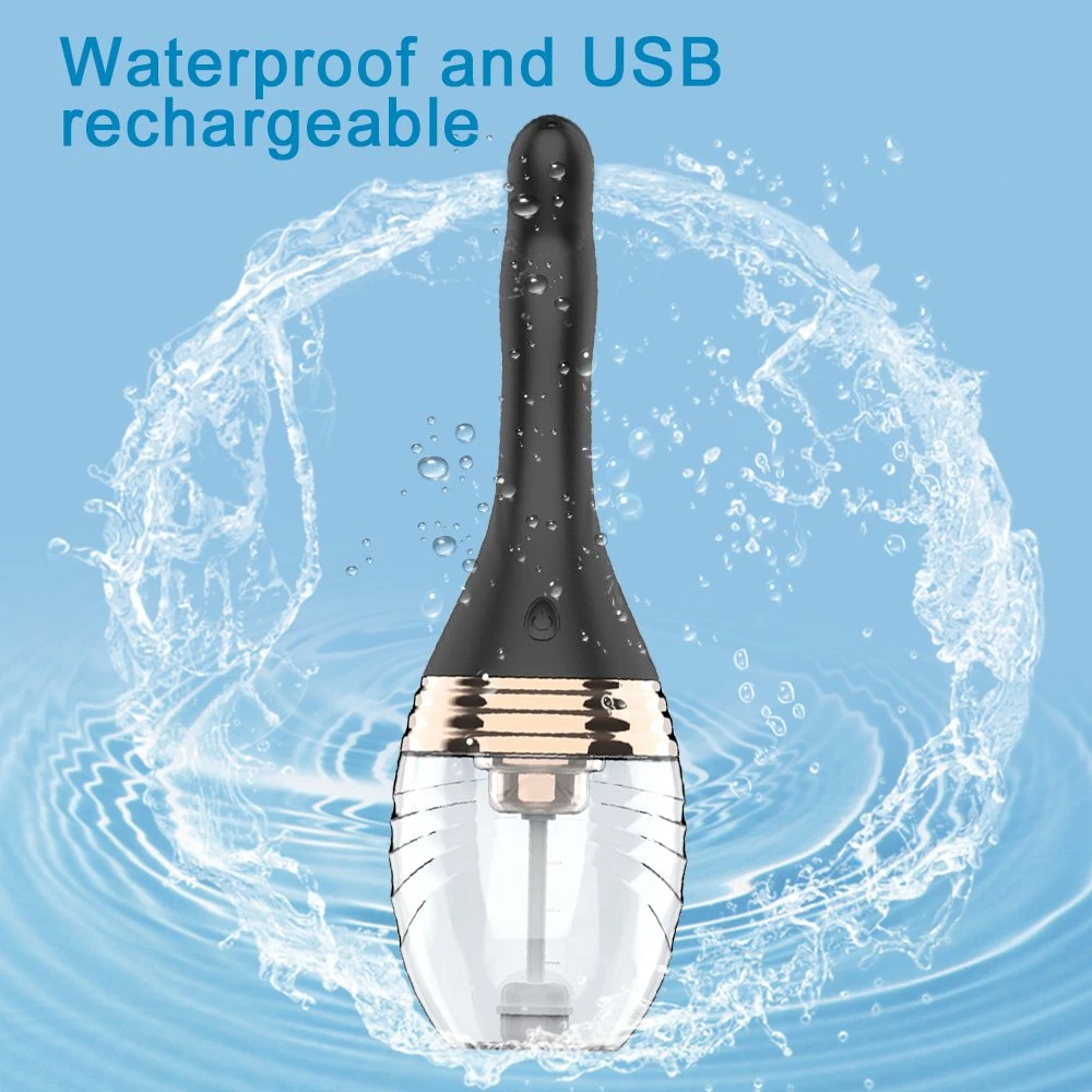 New Automatic Vaginal Irrigator, Electric Enema, Vibrating Prostate Massager, Cleaning Vestibular Cleaner