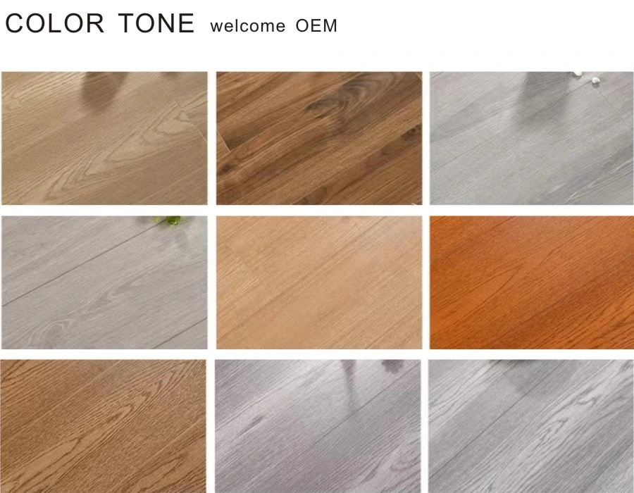 Folhas forma Oak piso de madeira projetada