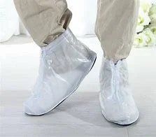 Reusable Anti-Slip and Waterproof PVC Shoes Covers with Zipper