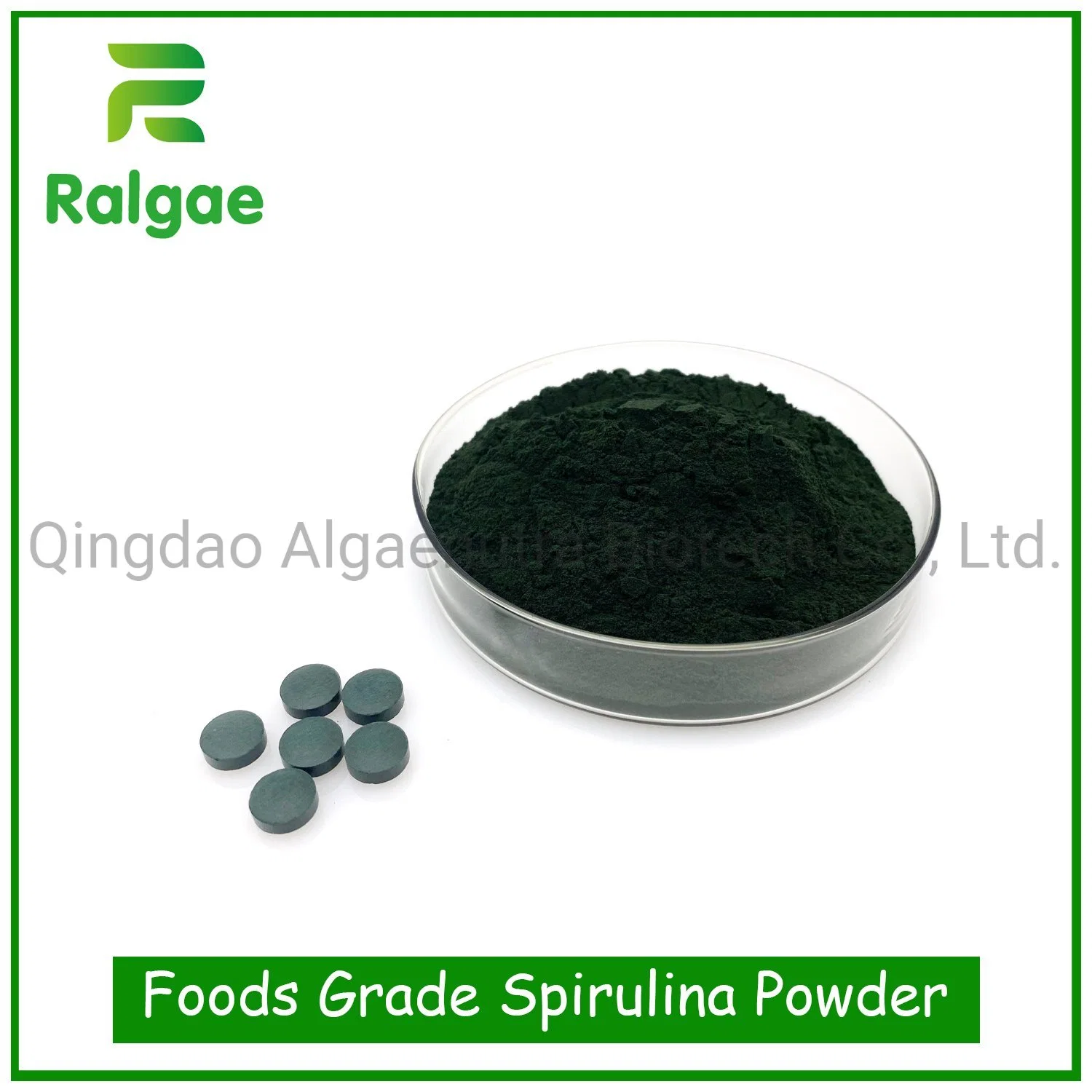 China Spirulina Farm Natual Foods Grade Alga Spirulina CAS 724424-92-4