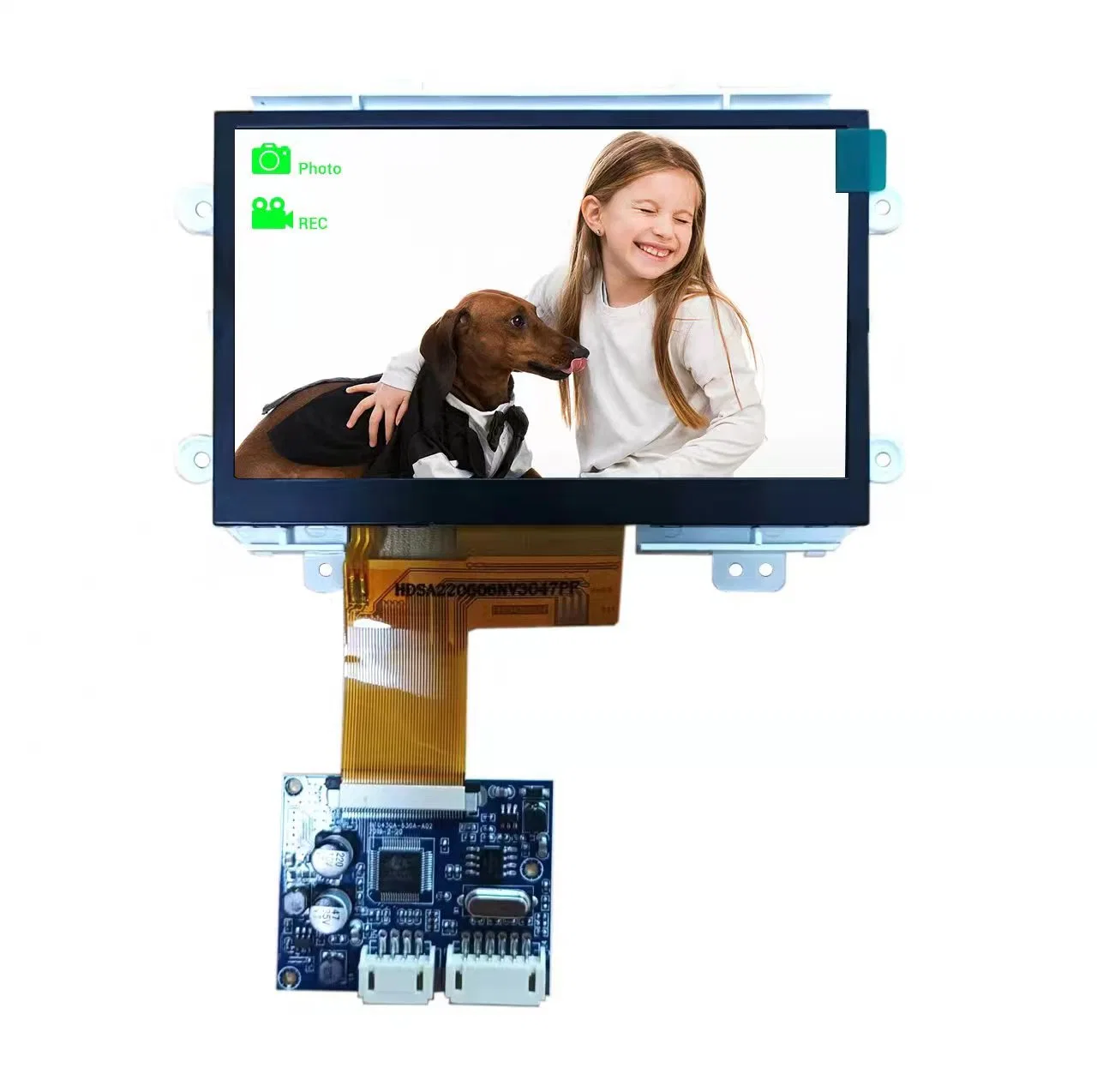 DVR 4.3inch módulo LCD TFT de la memoria de la junta con el controlador de video portero