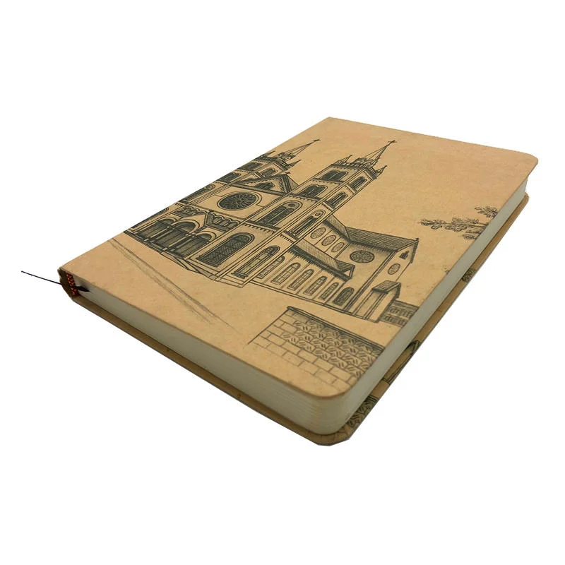 مستلزمات المدارس ورق كرافت ورق التمارين طباعة كتاب A4/A5 Vintage Notebook يوميات القرطاسية