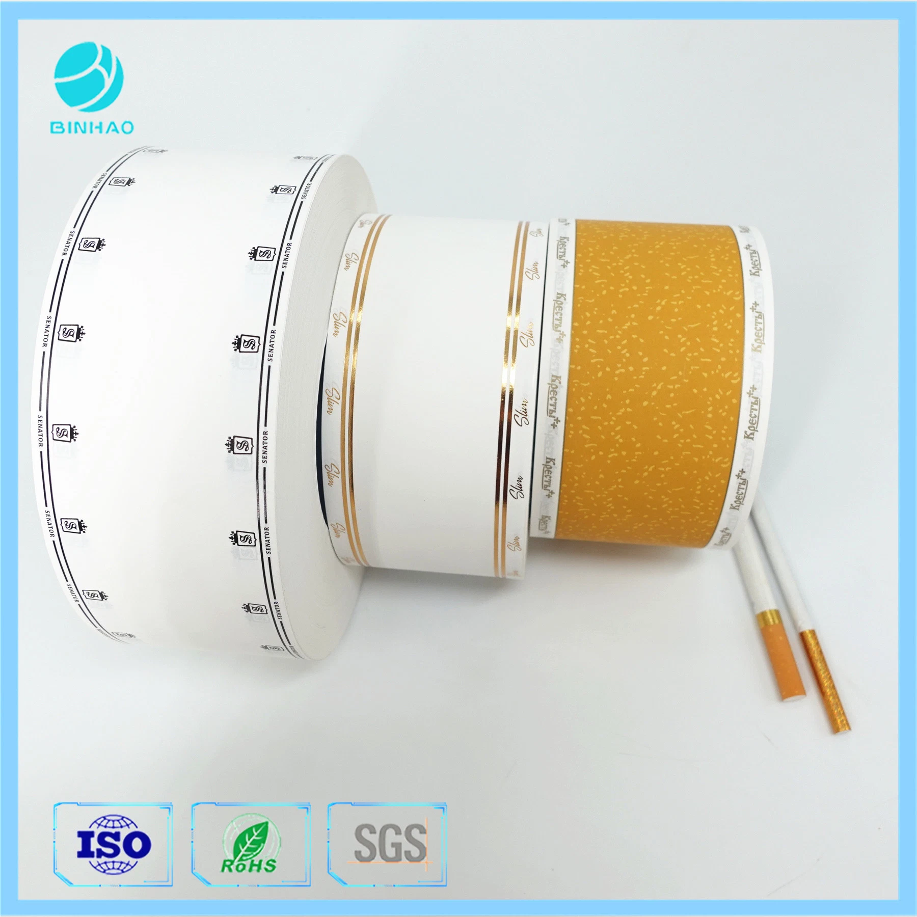 Hologram Printing Tipping Paper on Gd Machine Wrapping Filter Rod Paper
