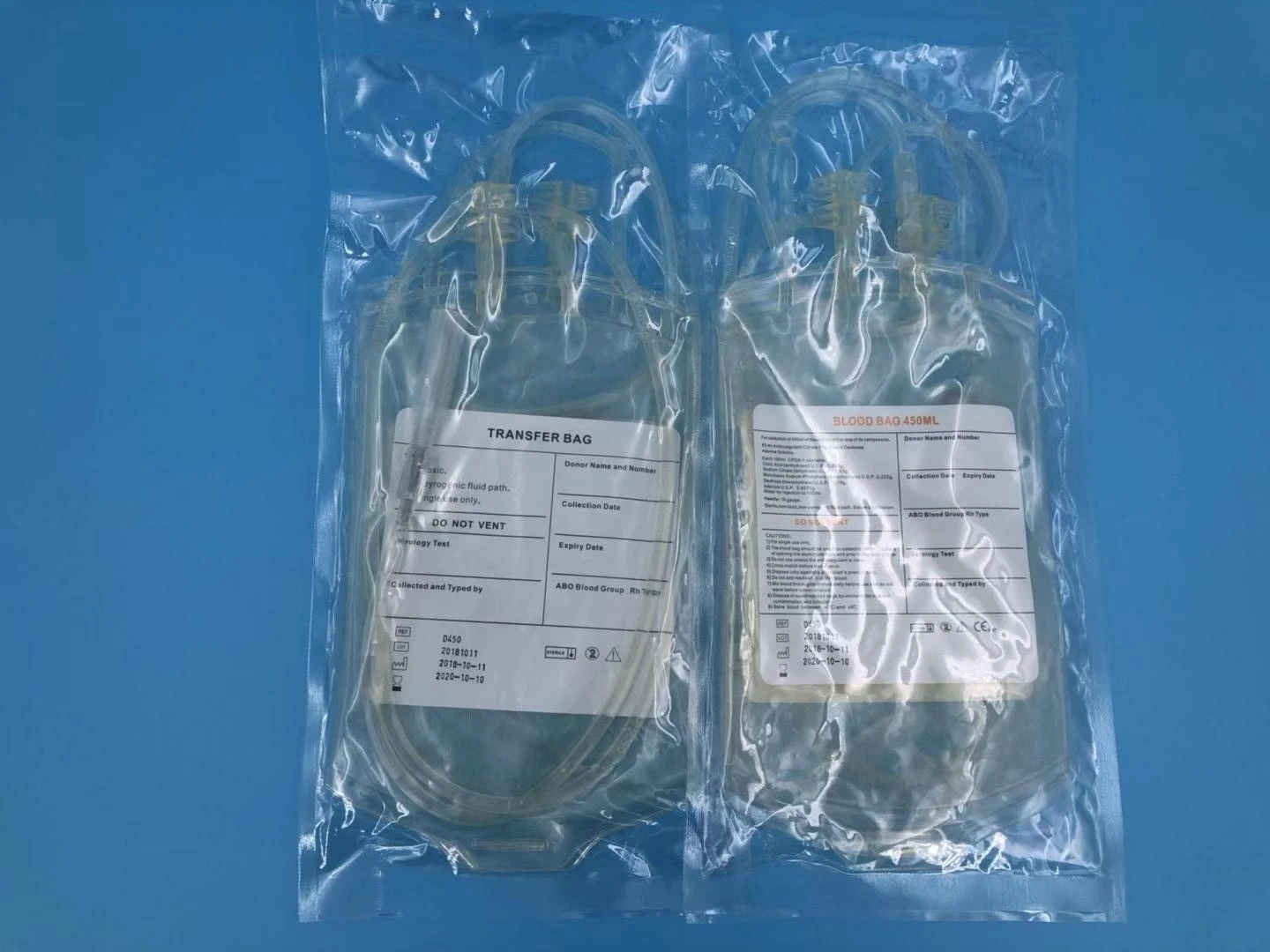 450ml Blood Collection Transfusion Bag