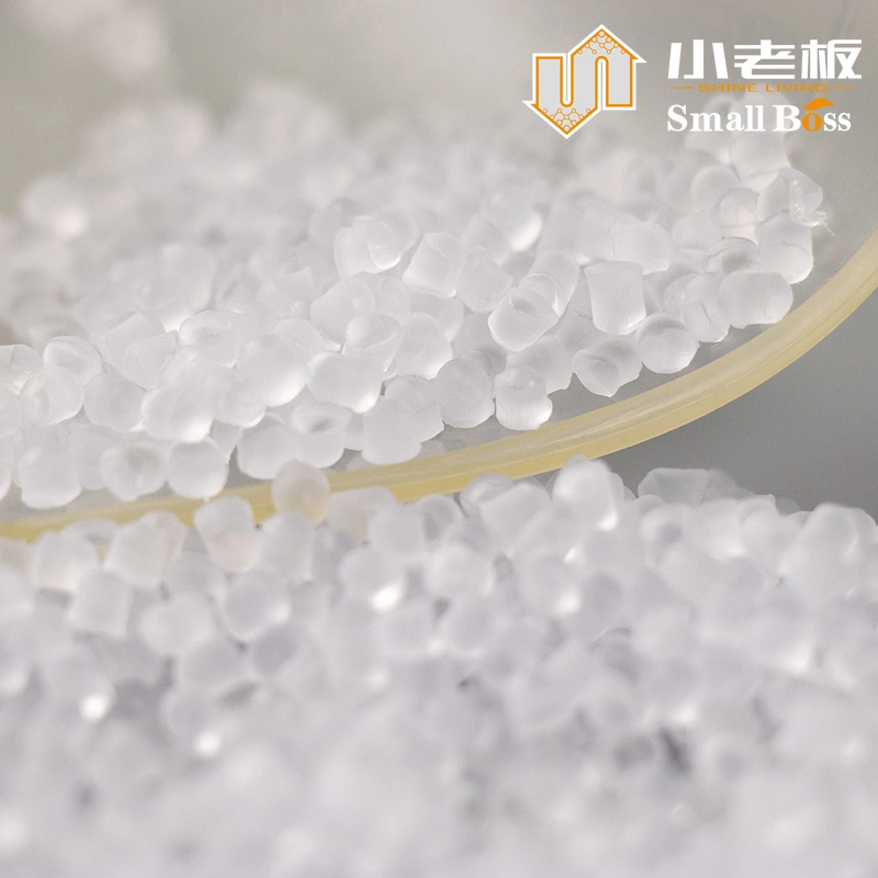 Soft Crystal PVC Granules/PVC Compound for Shoes Sole Hardness Shore a 55 65 75