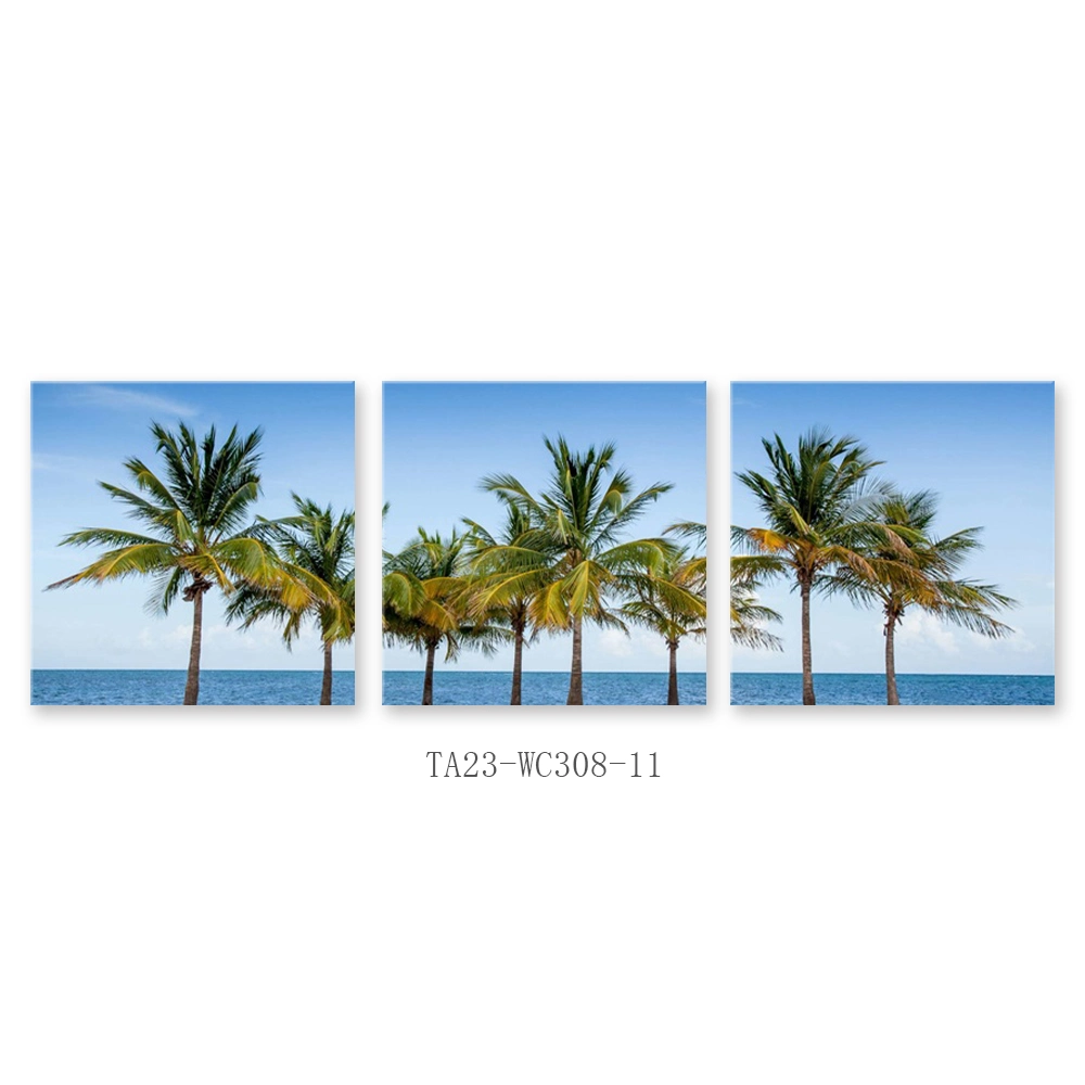 Home Decor 3 Panels Sea View Picture Designs Art Painting for Sale Modern Wall Paintings Canvas Art Wall Decor