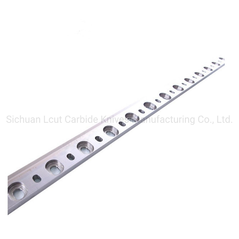 Bhs Corrugated Paper Machine Cross Cutting Screw Blade Tungsten Carbide Inlay