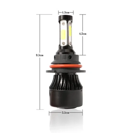 Sistema de iluminación automática de 360 grados de Super brillante X7 lado cuatro H1 H3 H4 H7 H11 9005 9006 9012 Coche Faro LED