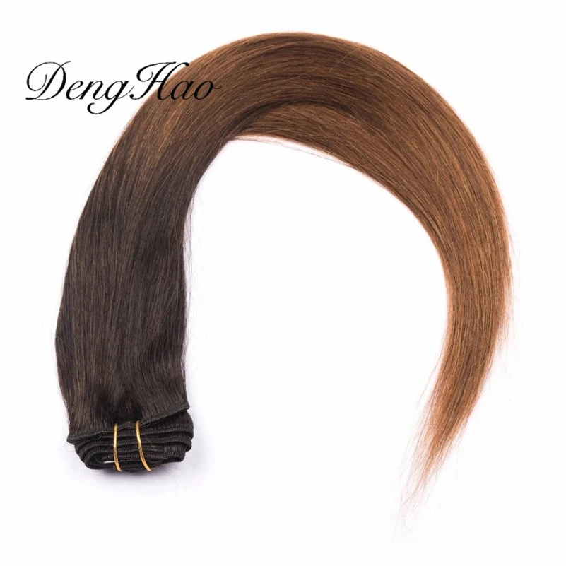 Factory Best Quality 100% Human Remy Hair Clip in Hair Extensions