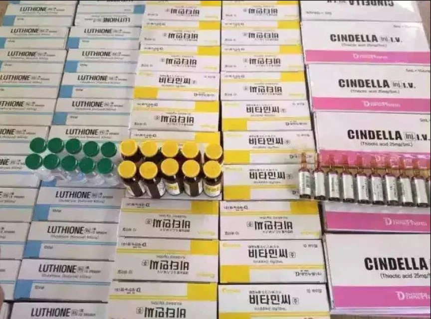 Korea Luthione Glutathione Reduced 1200mg 10 Sessions Injection Cindella Vc