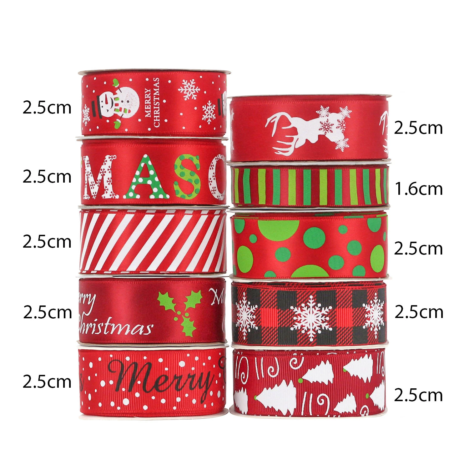 Factory Wholesale/Supplier Christmas Ribbon Gift Gift Box Packaging Ribbon Gift Ribbon Christmas Accessories DIY Decorative Ribbon