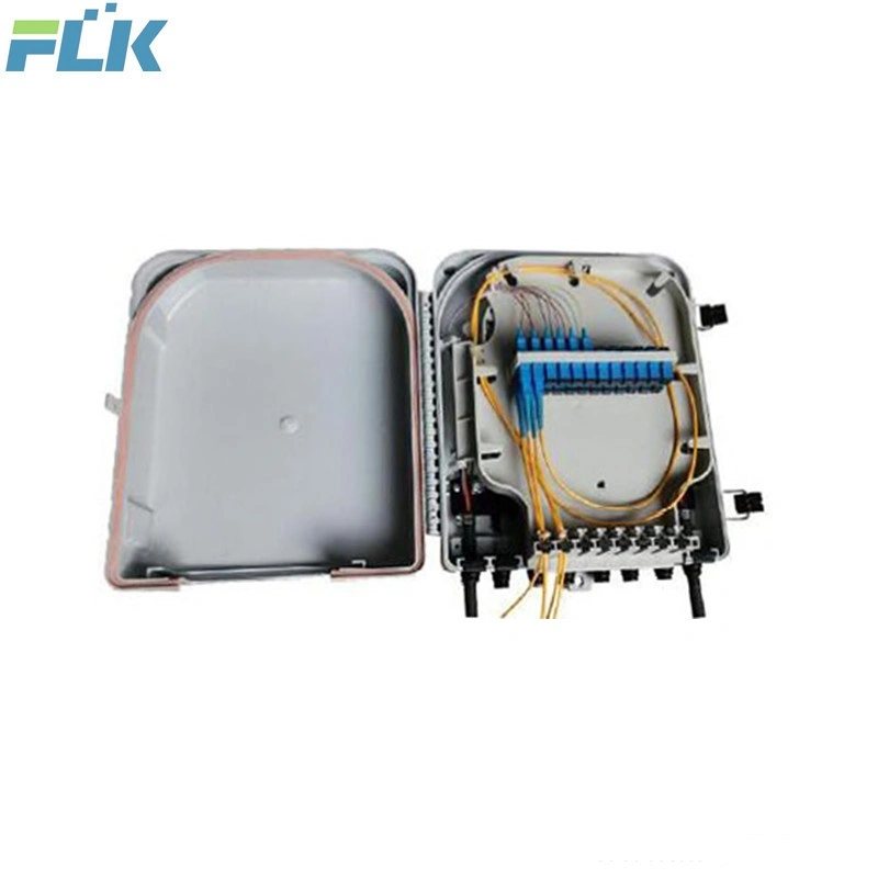 New Wall Pole Mounted Fibre Optic Access Network Enclosure 24 Ports Simple Distribution Box Flk-Fat-224b