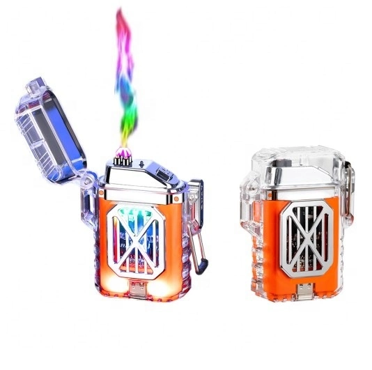Electric Lighter Plasma Flameless Windproof Lighter Waterproof Rechargeable Lighter