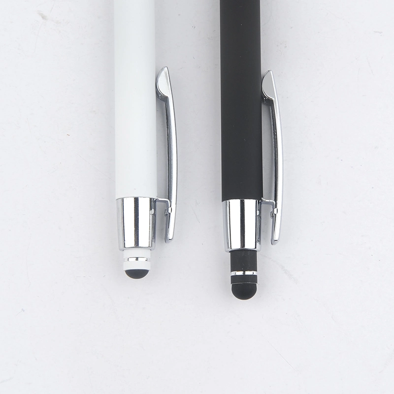 Gift Supplier Personalized Soft Rubberized Aluminum Metal Touch Screen Pen