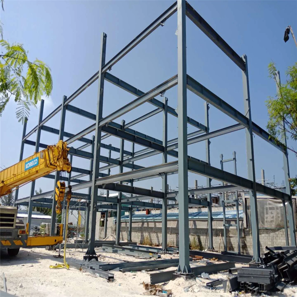 Vorgefertigte Multi Floor Steel Struktur Rahmengebäude für Lagerhaus Hotel Büroappartement