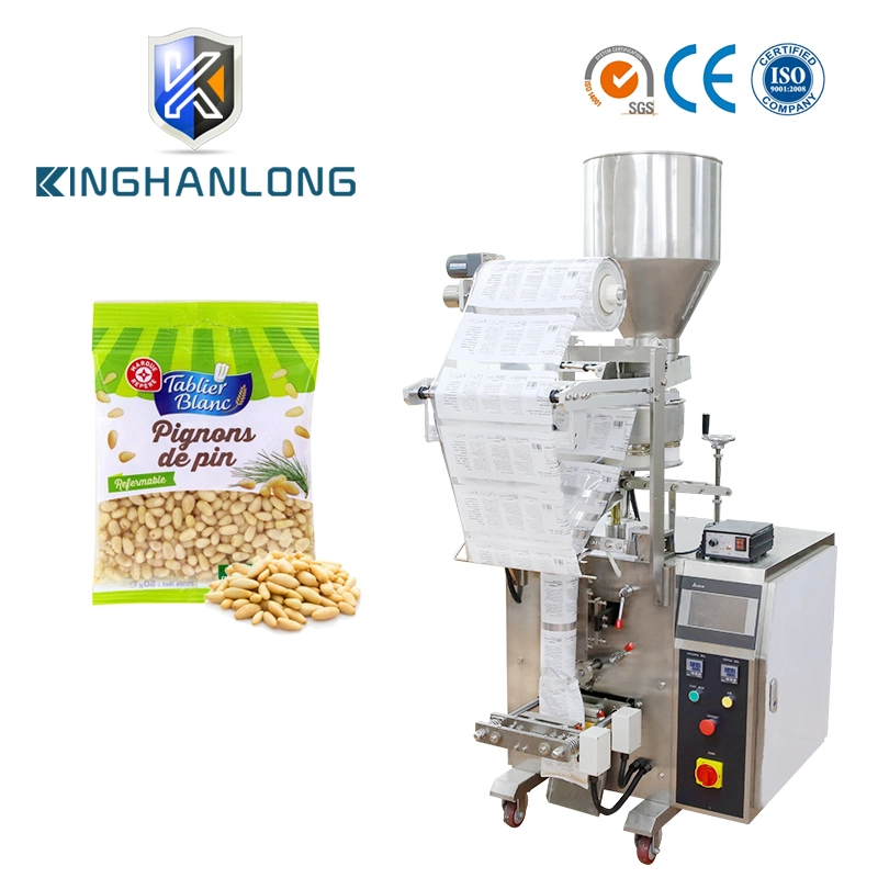 Automatic Pine Nut Kernels/ Pakistan Pine Nuts Form Fill Seal Wrapping Flow Packaging Packing Filling Sealing Machine