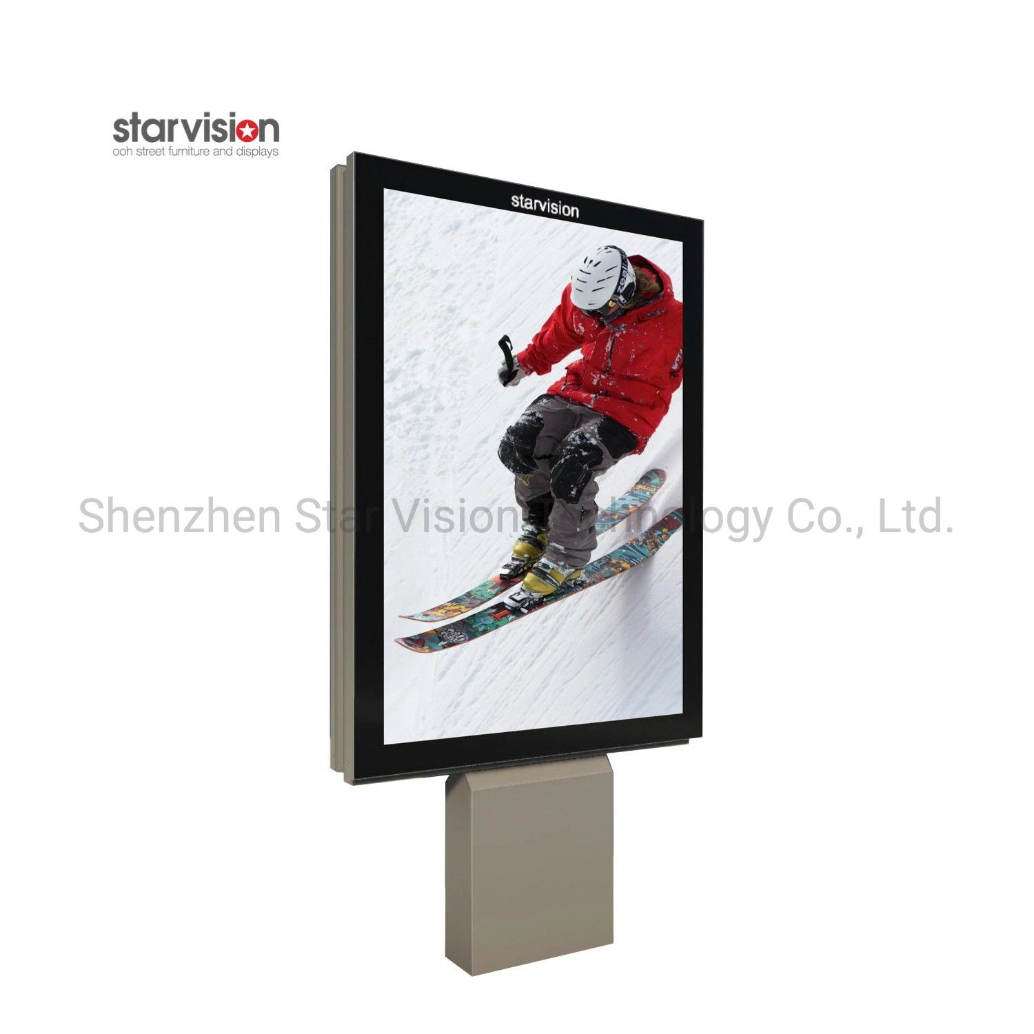 Custom Outdoor Street Standing Scrolling LED Lighting Signboard Light Box Outdoor Ad Signs Boards