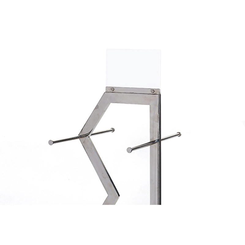 Custom Stainless Steel Supermarket Metal Floor Display Stand with Metal