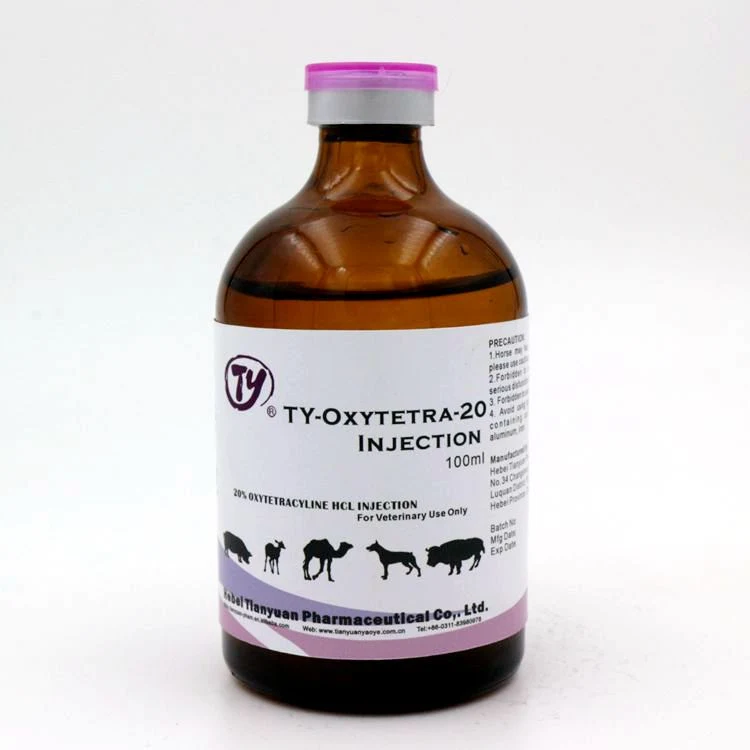 Oxytetracycline Injection 10% 50ml for Livestock Health Care