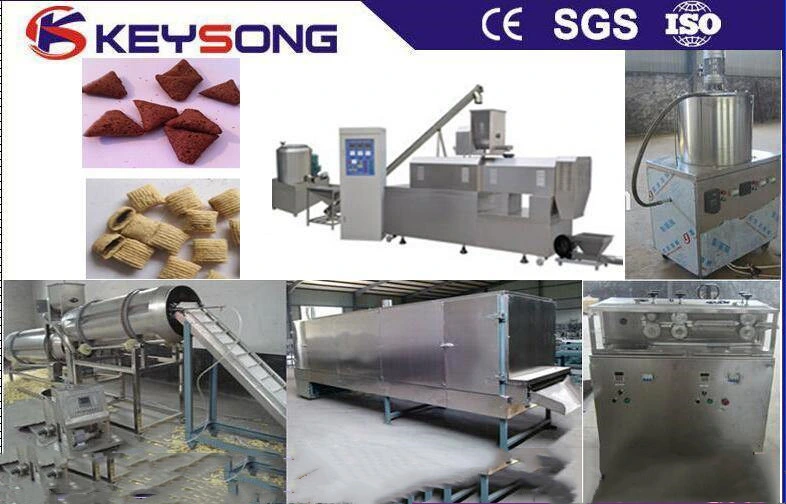 Twin Screw Extruder Core Filled Snack Food Machine