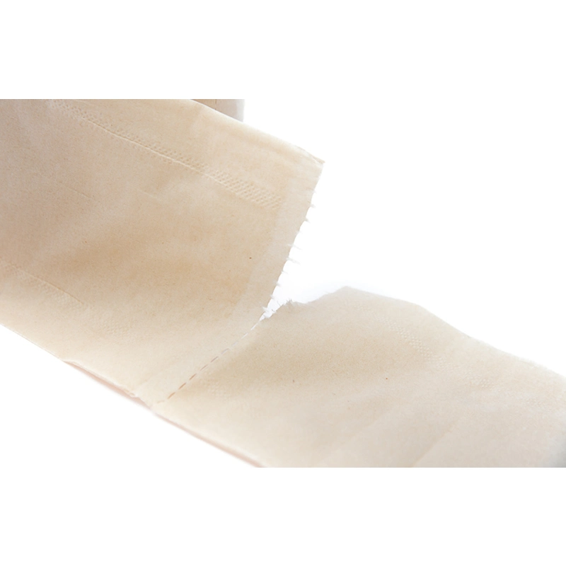 Bleached / Unbleached Paper Toilet Roll Towel Paper Tissue From China Bamboo 100% Bamboo Pulp Wood Materials