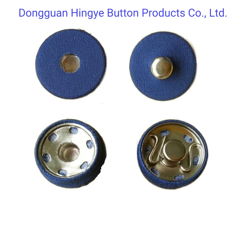 Fabric Cover Metal Popper Snap Button