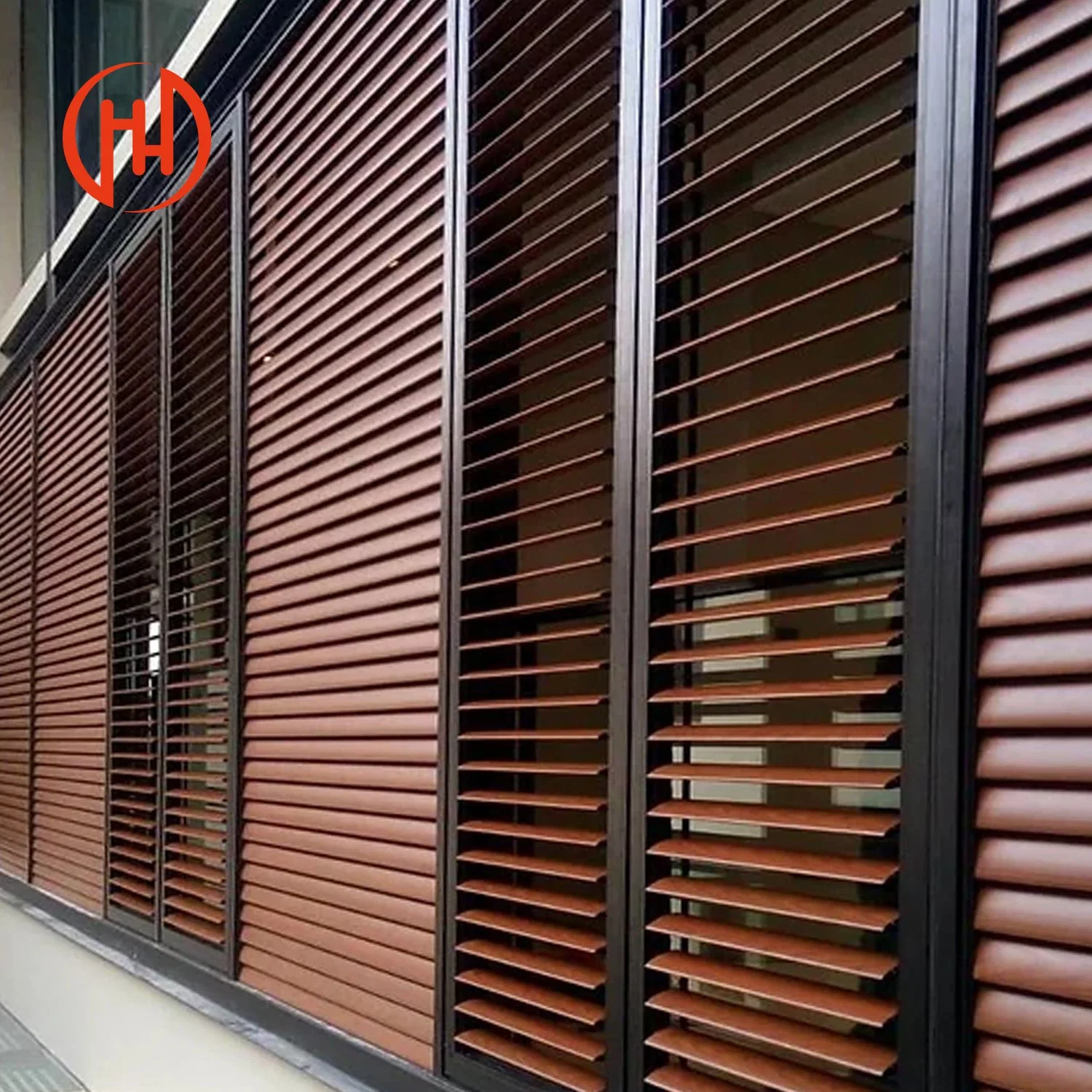 Foshan Factory Hot Sale Aluminum Plantation Shutter Aluminum Louver Bi-Fold and Sliding Window