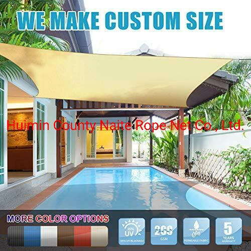 LDPE Coated HDPE Sun Shade Canopy Awning Fabric Cloth Screen UV Block Heavy Duty Commercial Grade for Outdoor Playground Privacy (We Make Custom Size/Colour)