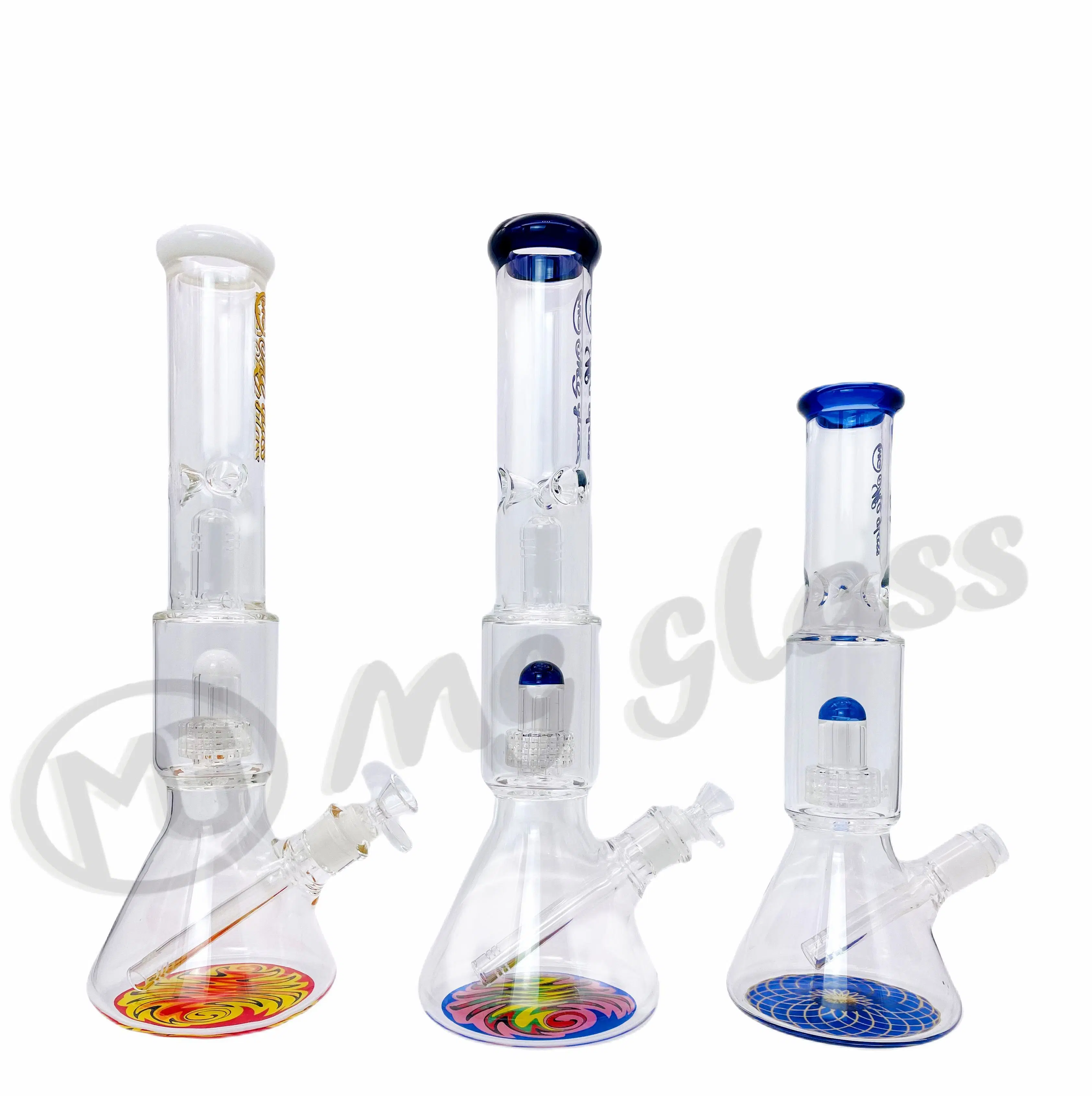 Glass Water Pipe Manufacture Smoking Handpipe Glass Beaker 10inch with Smoking Accessories