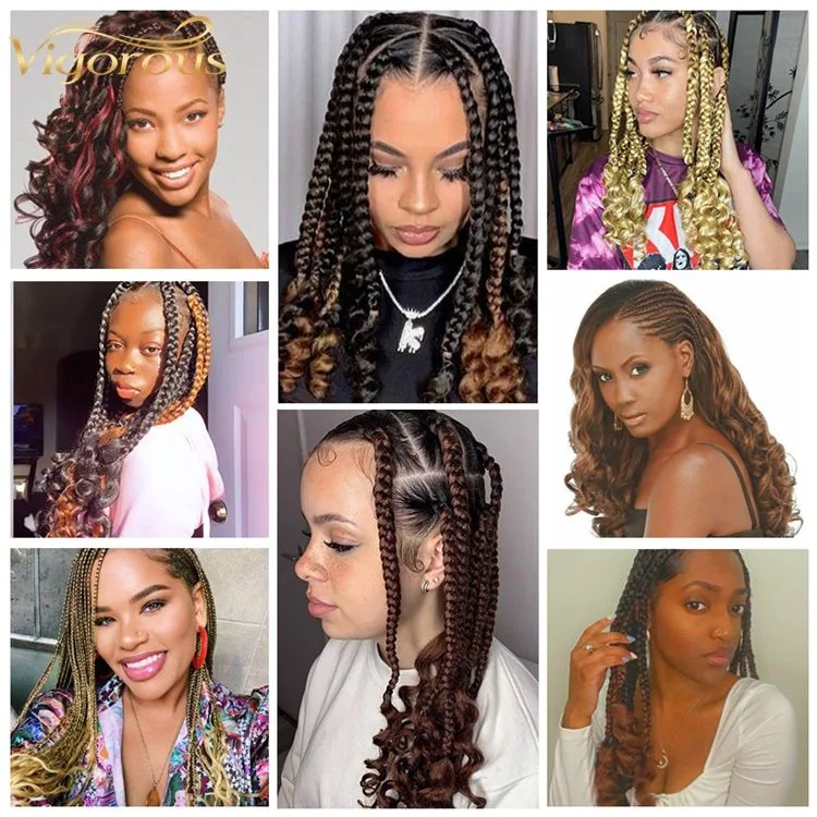 Synthetic Braiding Hair Extension Loose Wave Crochet