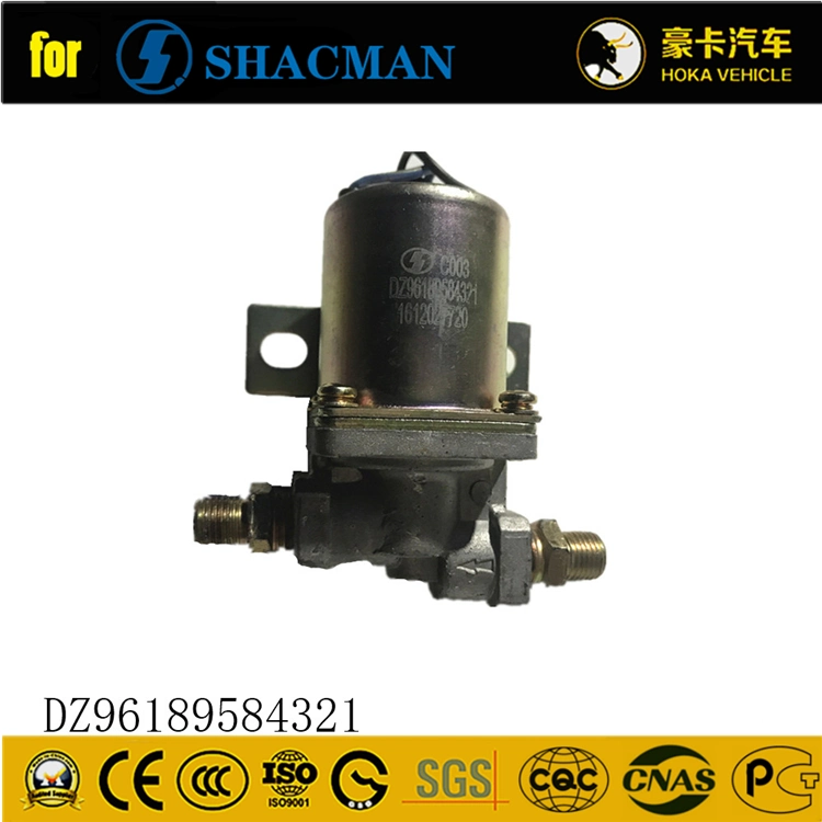 Original Shacman Spare Parts Electromagnetic Valve Dz96189584321