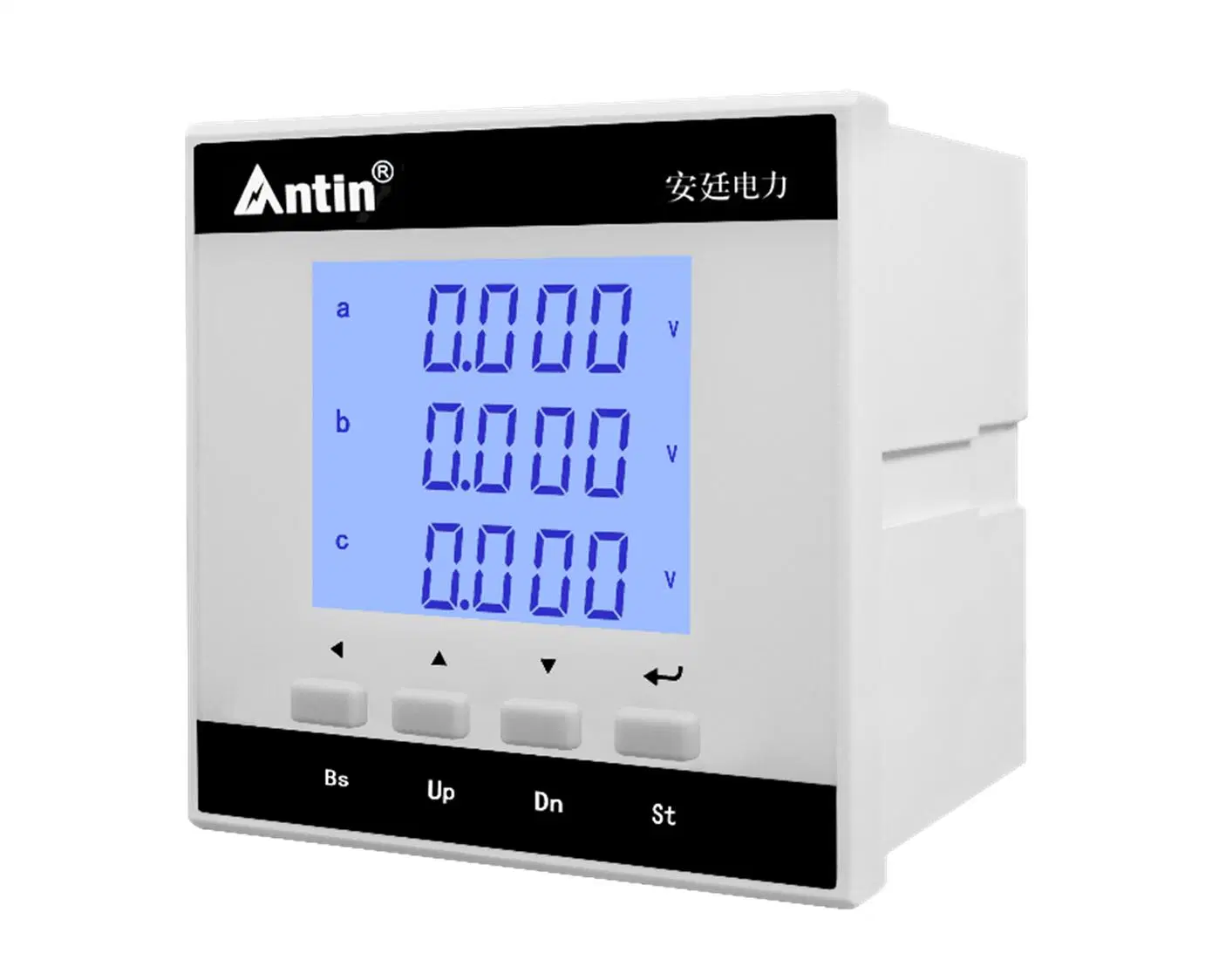 Antin Compteur d'énergie multifonctionnel numérique triphasé, compteur multicanal 3p3w 3p4w, compteur électrique du Bangladesh, compteur de panneau, wattmètre