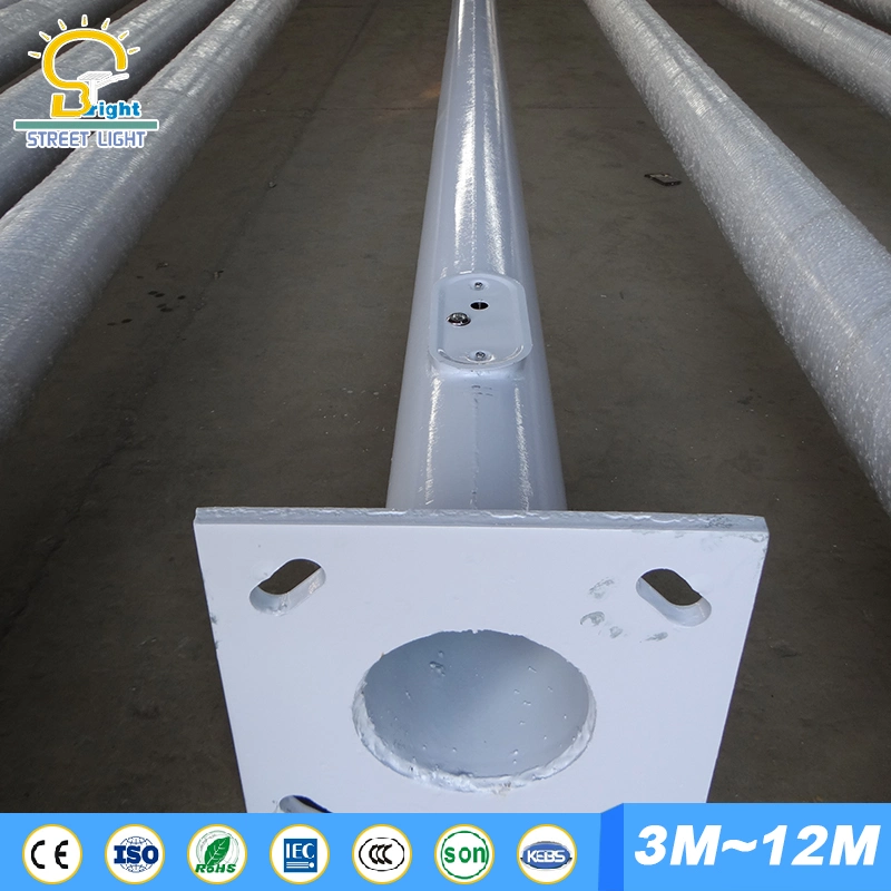 Hot DIP Galvanized 3m-12m Street Light Pole