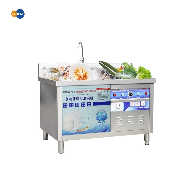 Commercial Stainless Steel Vegetable Bubble Ozone Sterilization Washer Dishwasher