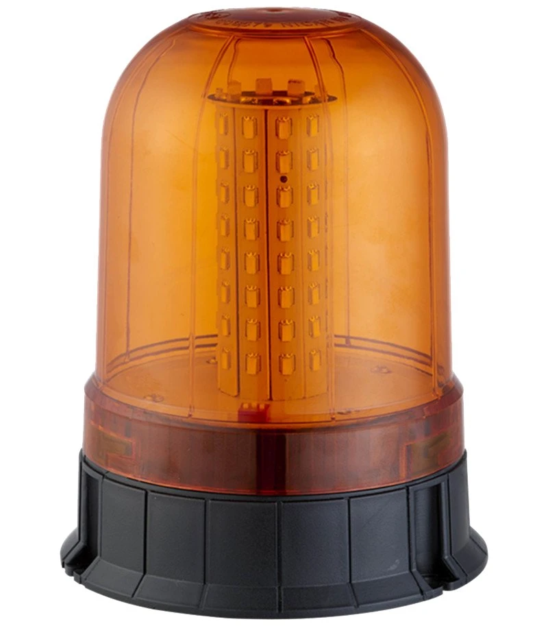 Amber Safety LED Rotary Strobe Lamp Emergency Flashing Revolving Warning Beacons Light