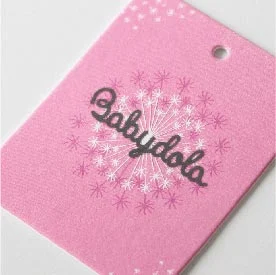 Custom Wholesale Swing Tag Garment Printing Hang Tag Clothing Hang Tags Garment Design Recycled Hangtag