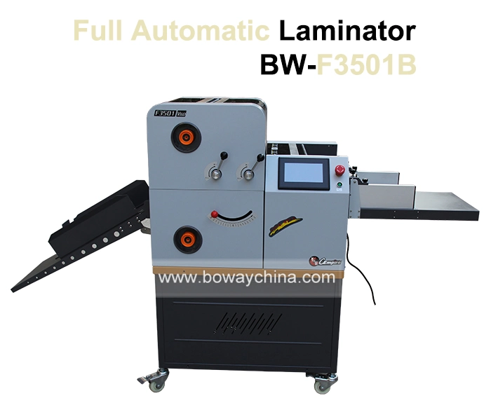 350mm Book Cover Paper Laminating Lamination Machine Full Automatic Heated Heating Hot Thermal Laminator