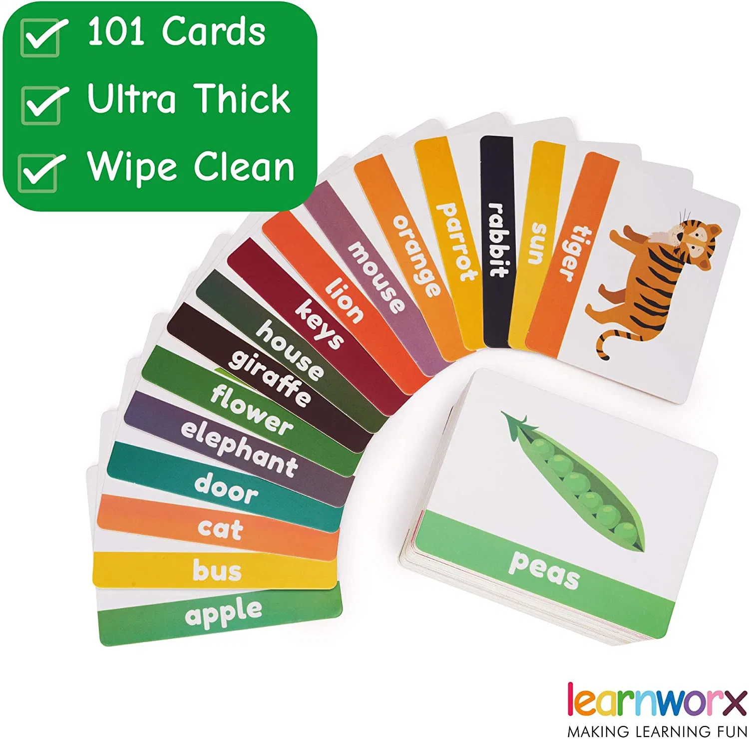 Learn Objects, Toddler Learning Educational Toys, Learnworx Toddler Flash Cards