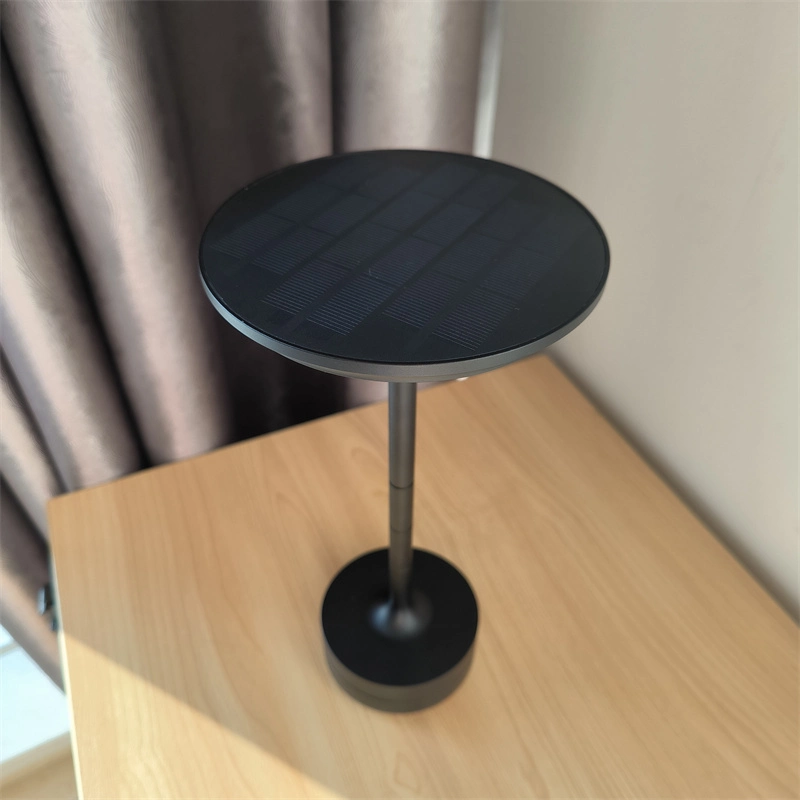 Solar Light Aluminum Wireless Table Lamps Bedside Light Smart LED Desk Lamp