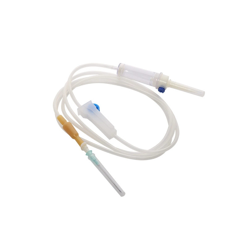 Infusion Set with Latex Connector, Y-Port, with Hypodermic Needle