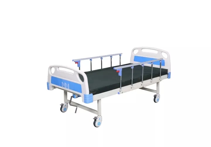 Best Price Medical Clinic Furniture 1 Crank ABS Patient Healthcare Folding Manual Hospital Bed