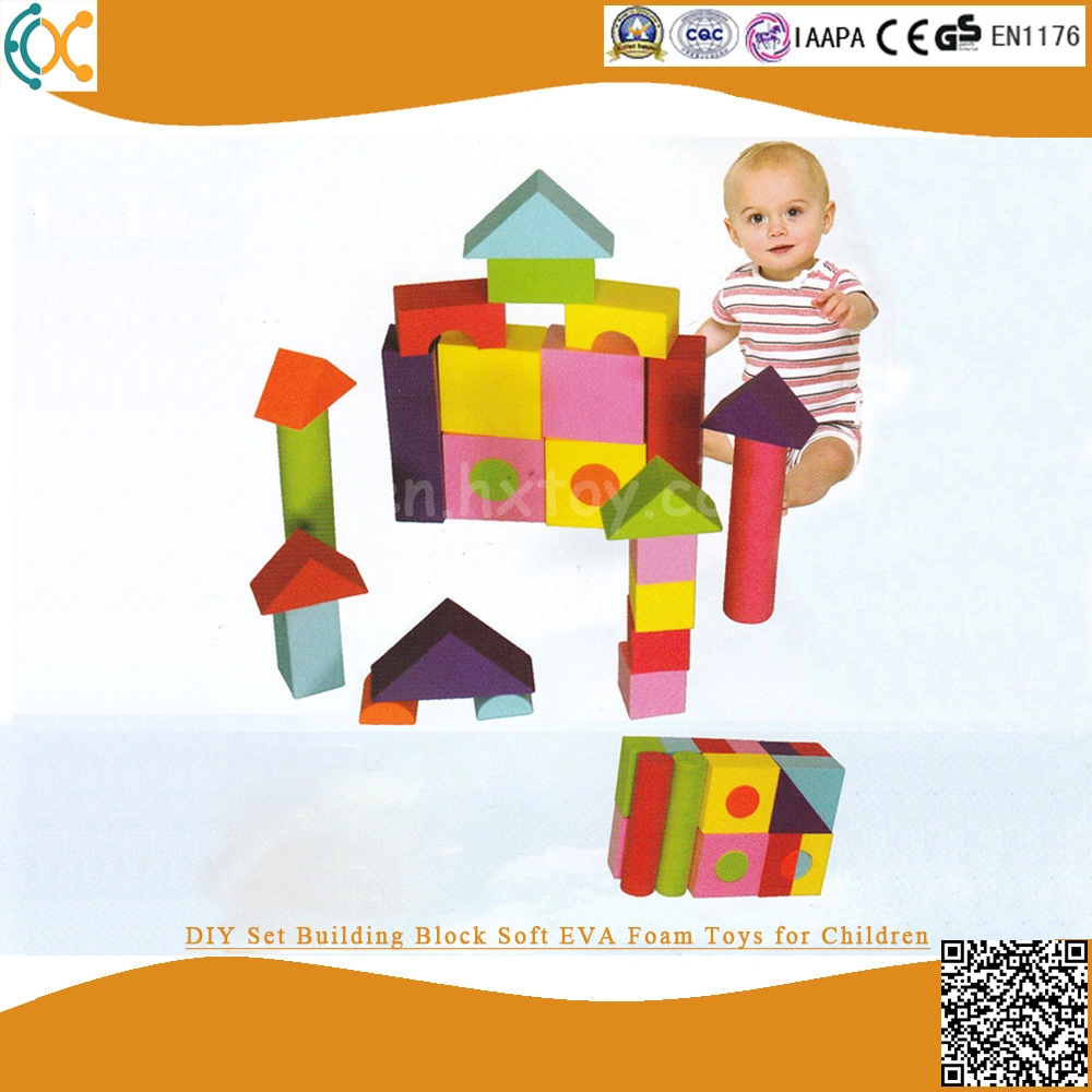 Children Creative Safe Soft Bright Color EVA Foam Building Blocks