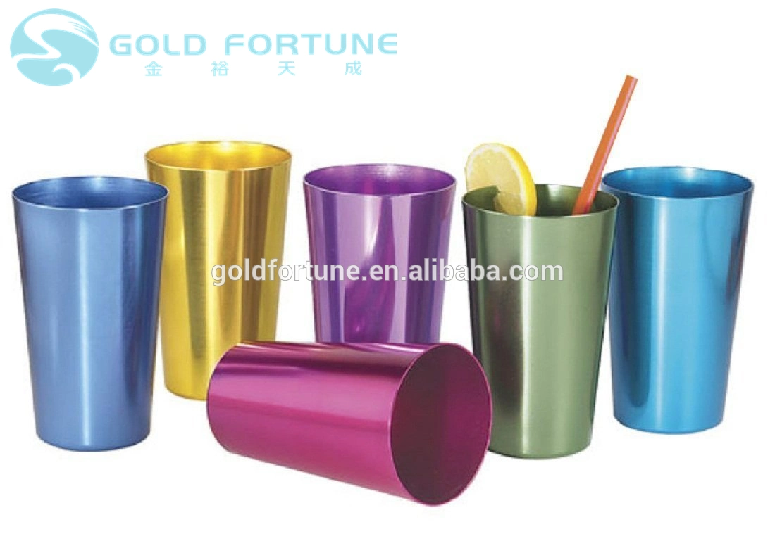 Home Hotel Bar Party Restaurant Outdoor Drinking Metal Aluminum Cups