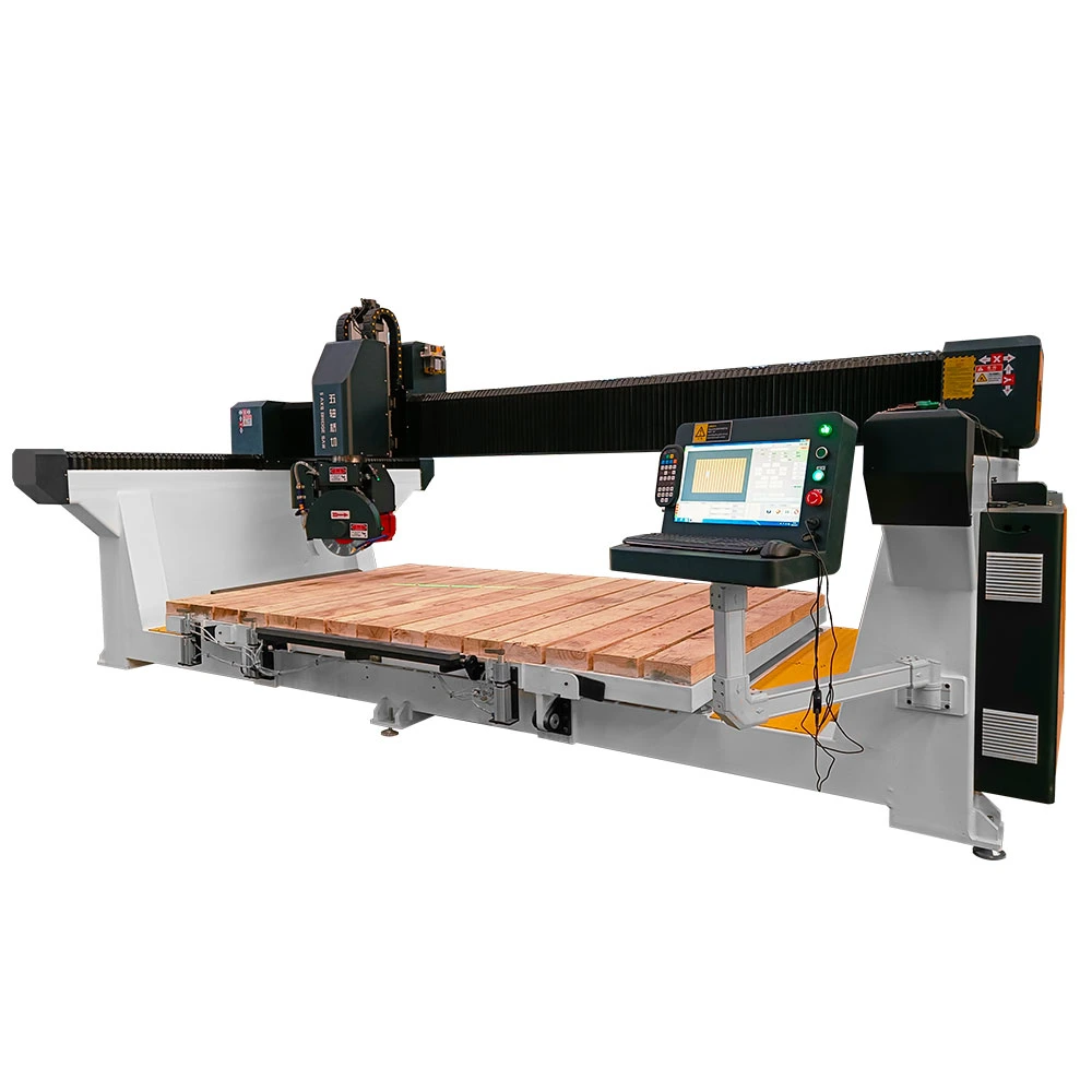 Infrared 5 Axes CNC Stone Saw Bridge Cutting Machine