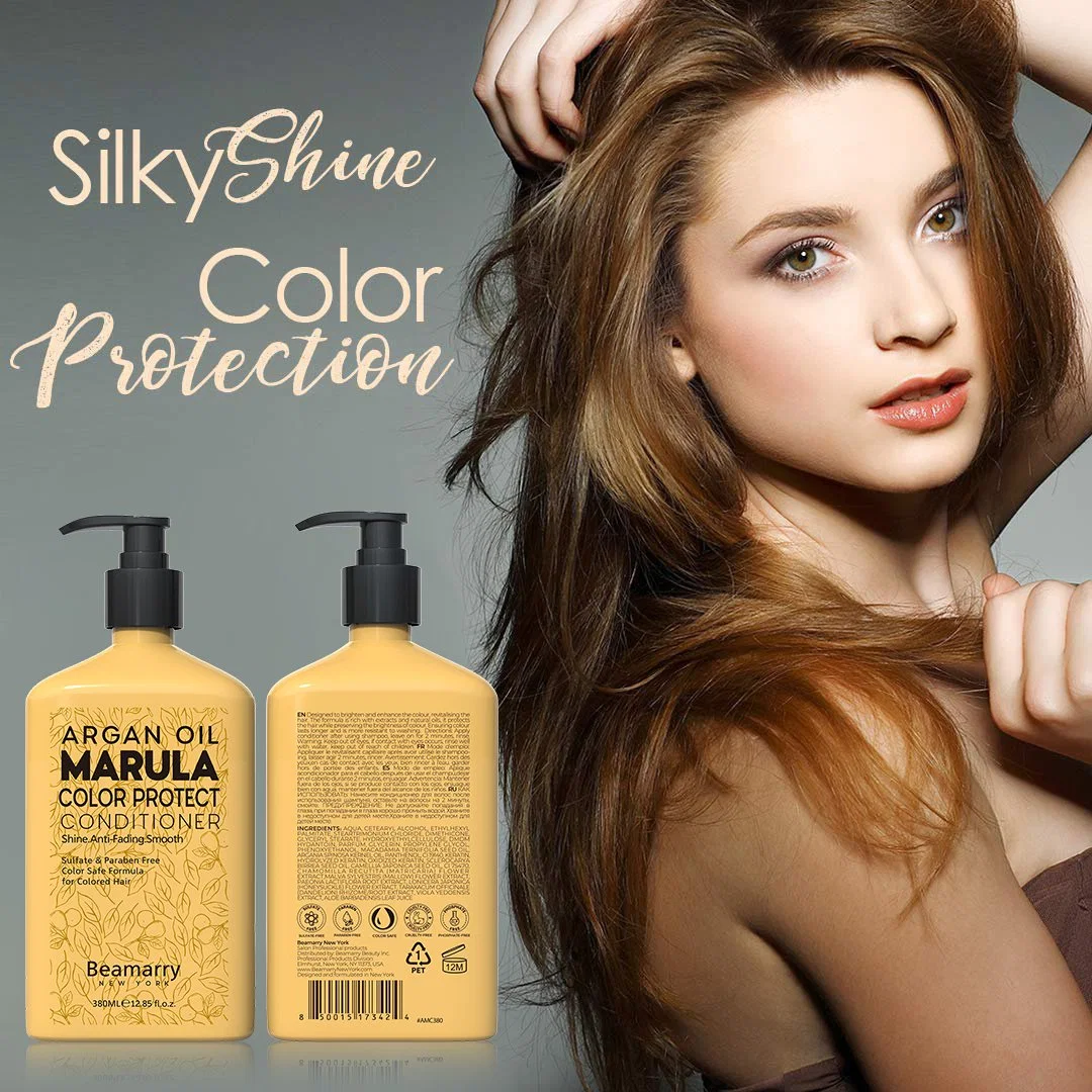 Beamarry Hair Products OEM ODM Services Professional Hair Care Argan Oil Marula Color Protect Conditioner for Colored Hair