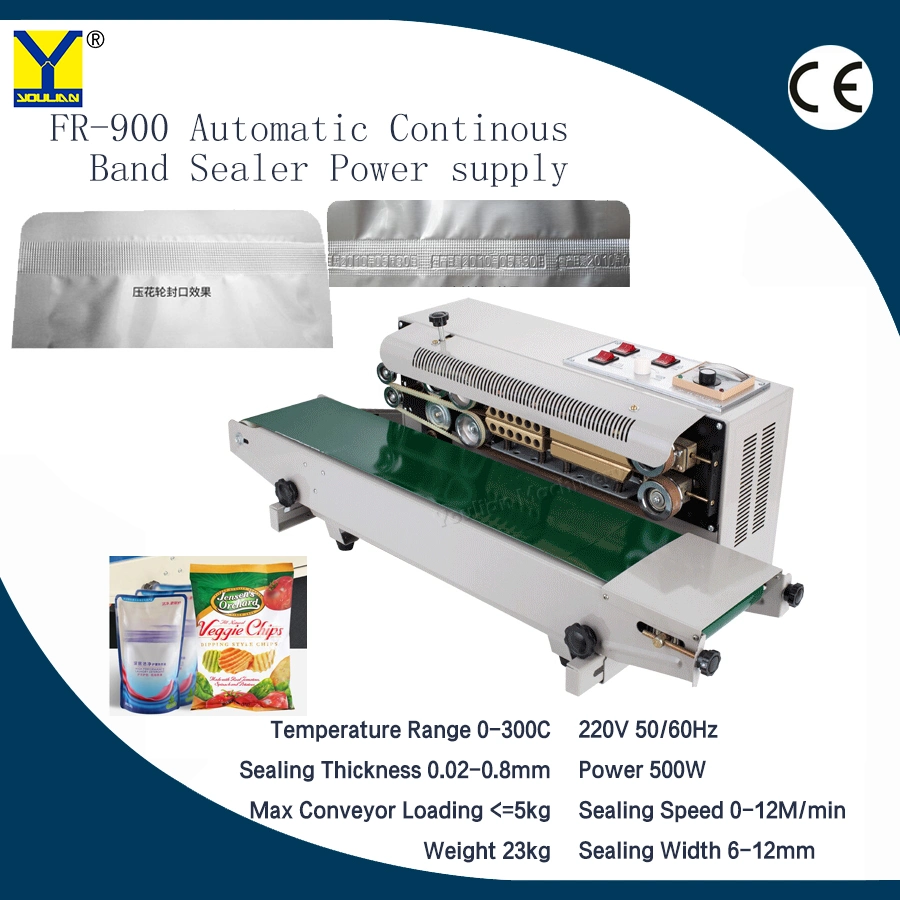 Автоматическая машина для герметизации FR-900 непрерывный герметик для ленты PP PVC Сумка из фольги